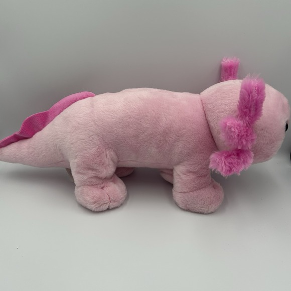 Build A Bear Axolotl Plush Stuffed Animal Pink 19" BAB Rare Find - Picture 5 of 7